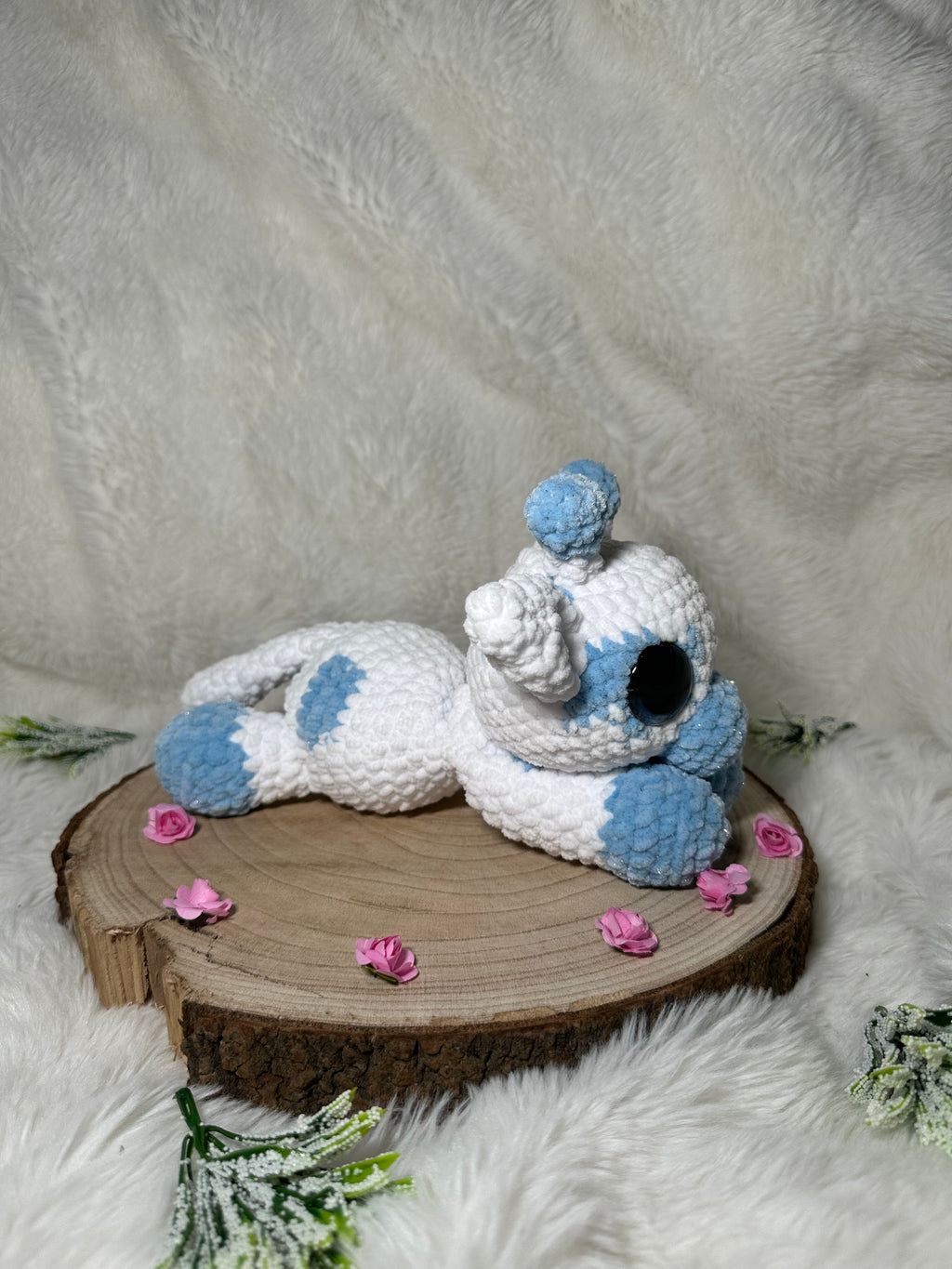 Leon die liegende Glitzer Giraffe